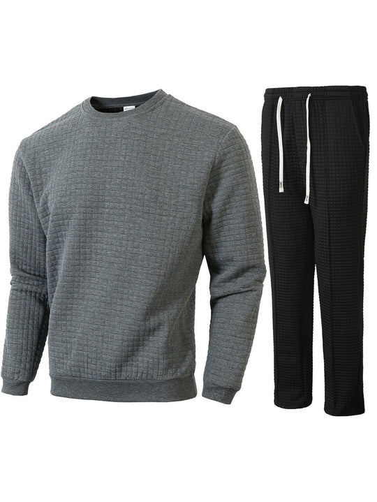 Herren gemütliches Sweatshirt und Jogginghose Set EB