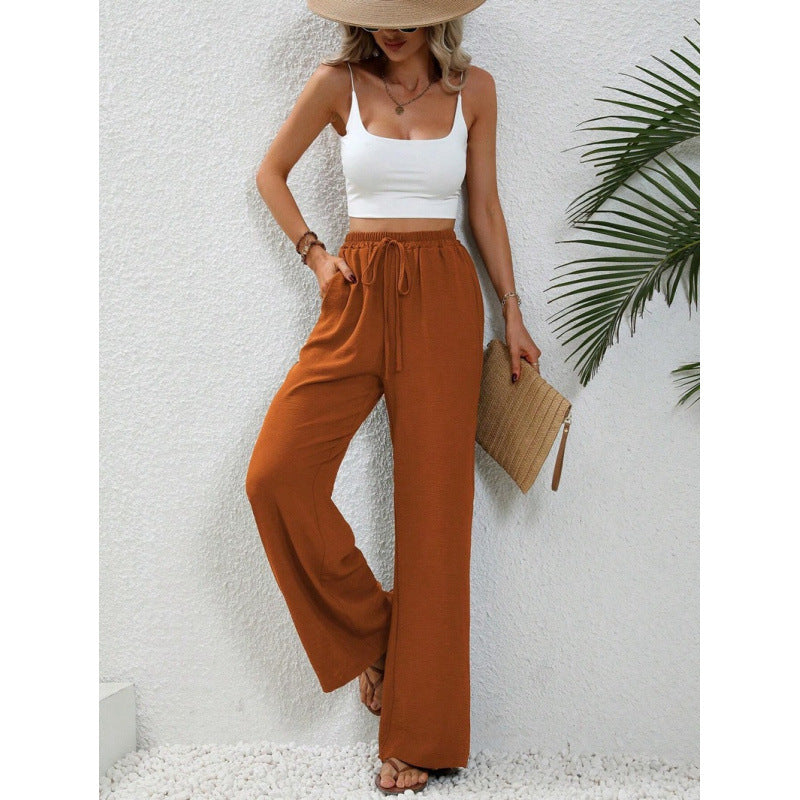 Damen Luftige Weite Sommerhosen EB