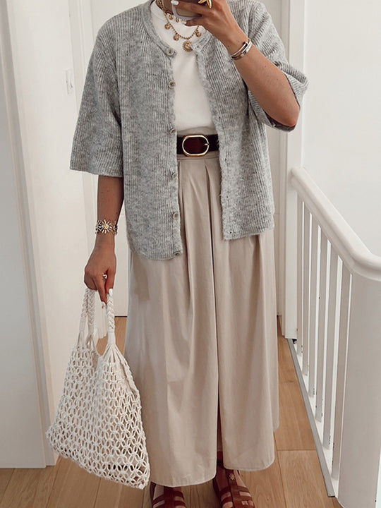 Damen leichter Strickcardigan EB