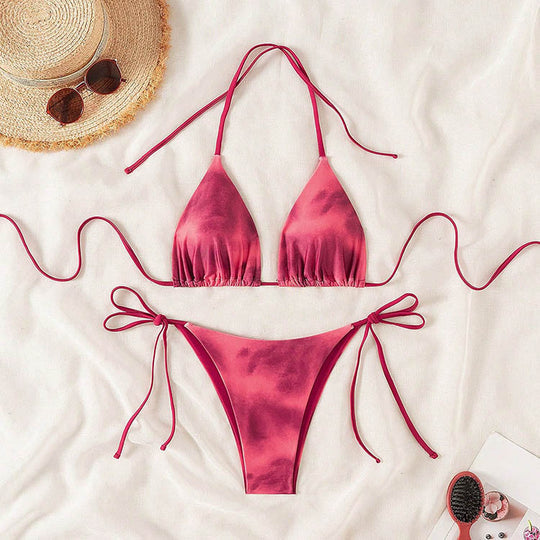 Damen Triangel-Bikini mit verstellbaren Trägern EB