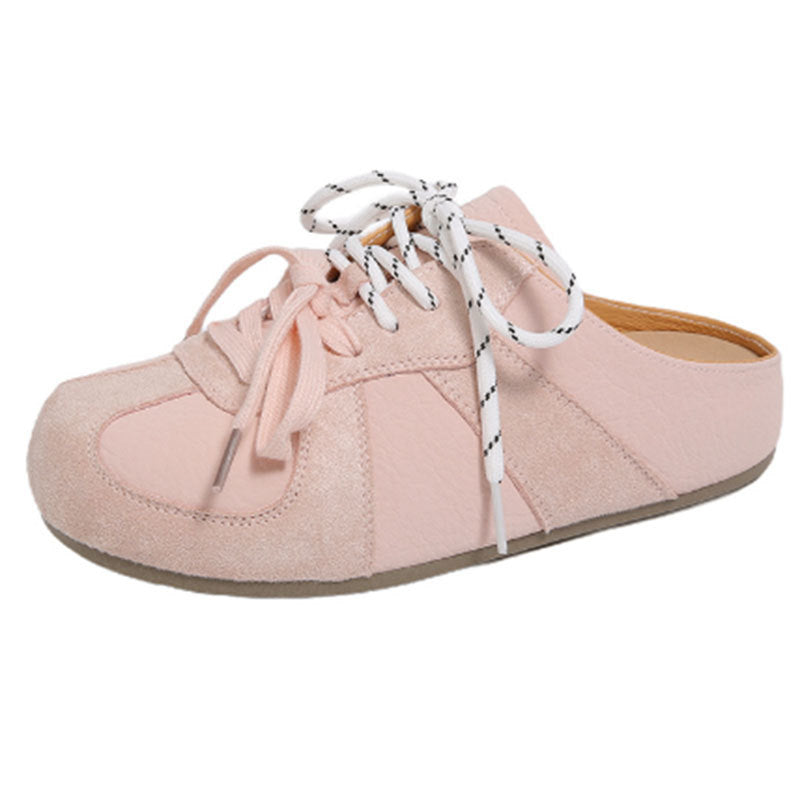Damen lässige Schnür-Slipper EB