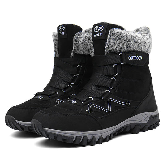 Damen Wasserdichte Winterstiefel mit Fleece-Innenfutter EB