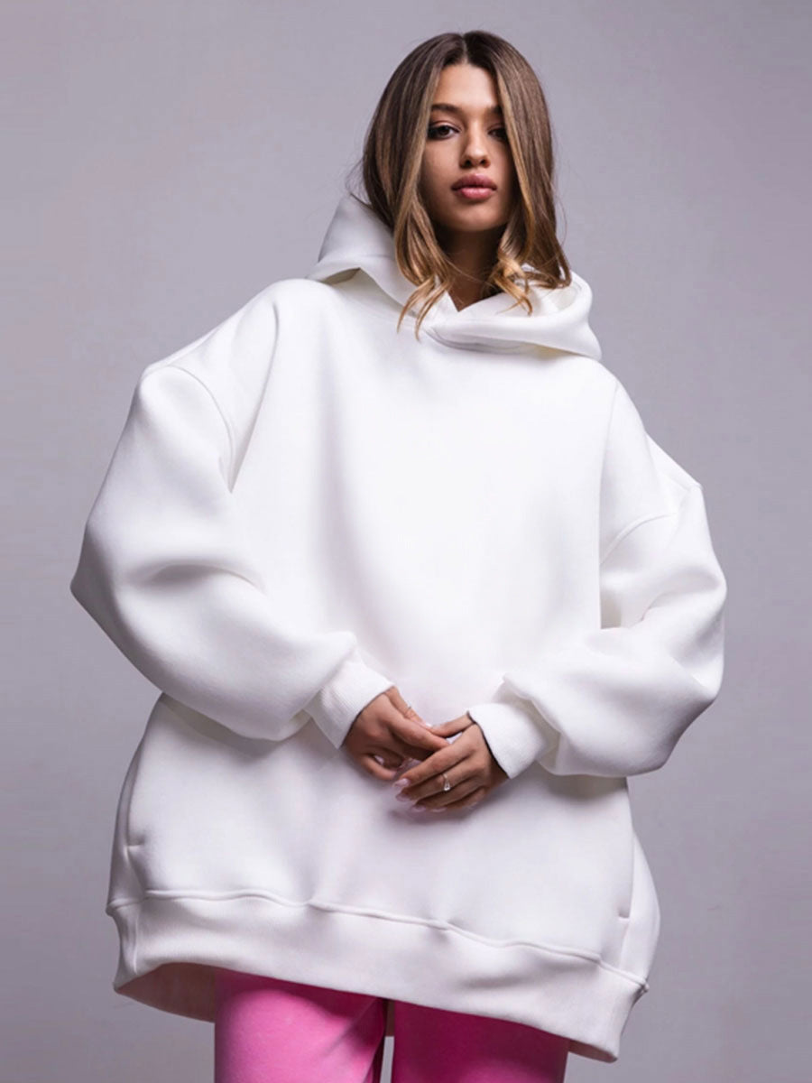 Damen bequemer Oversized Hoodie EB