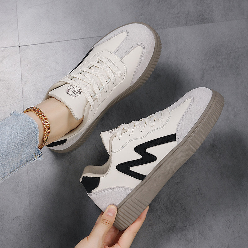 Damen Sneakers mit stylischem Minimaldesign und rutschfester Sohle EB
