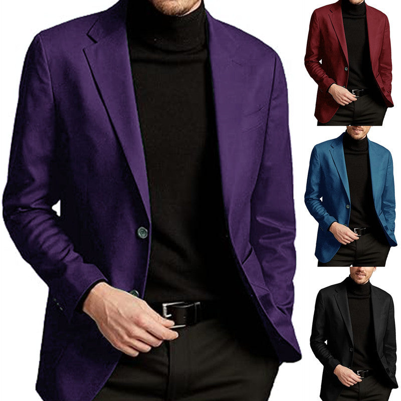 Herren eleganter Blazer mit modernem Schnitt und praktischen Taschen EB