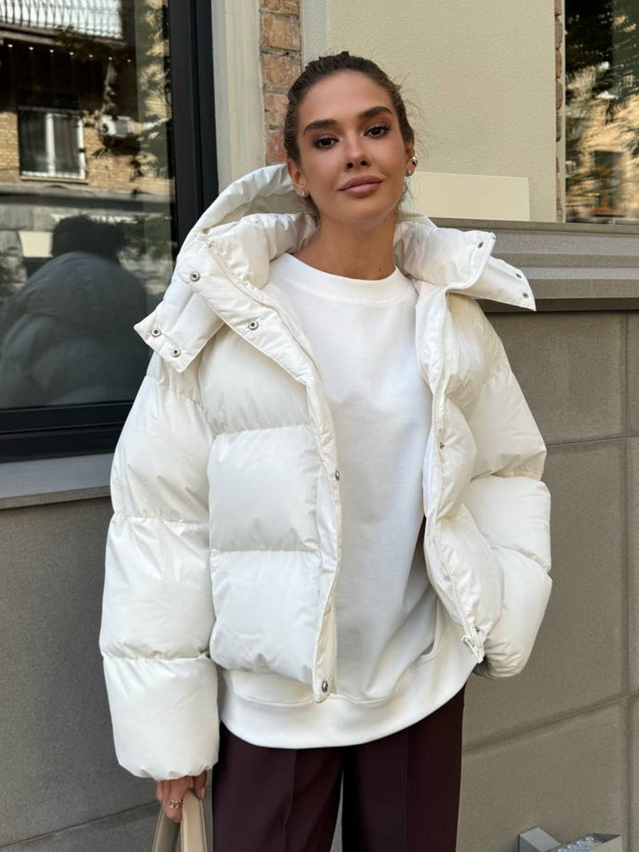 EB | Kurze Kapuzen Puffjacke