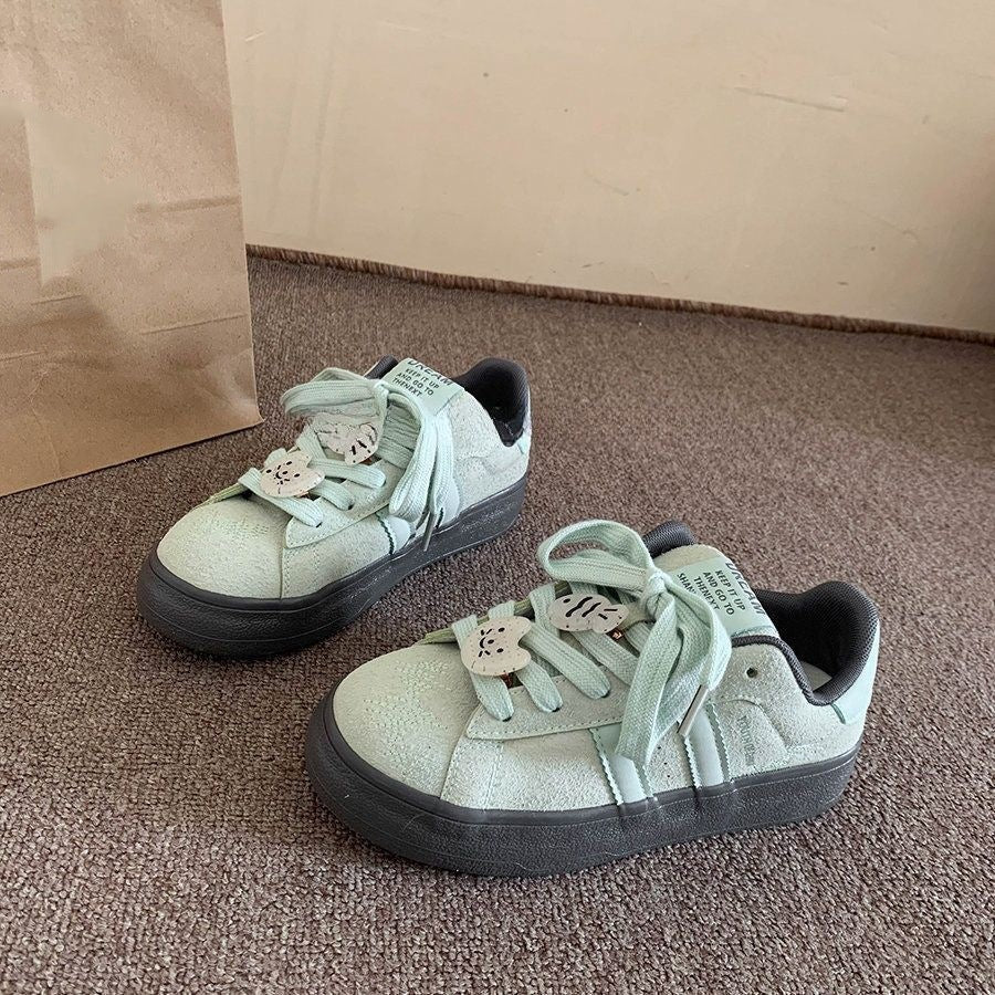 Damen Sportliche Sneaker mit einzigartigem Motiv und weichem Obermaterial EB