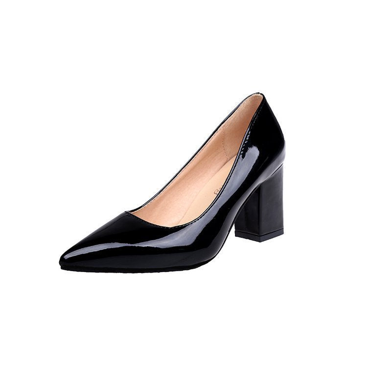 Damen elegante Pumps mit blockiertem Absatz EB