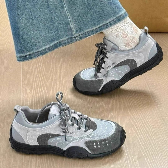 Damen Lauf- und Freizeitschuhe mit atmungsaktiver Mesh-Oberfläche und widerstandsfähiger Sohle EB