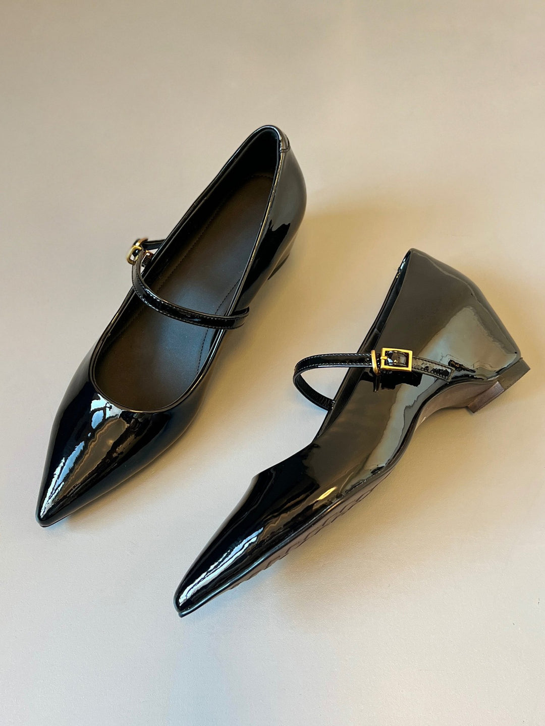 Damen elegante Ballerinas mit dekorativem Riemchen EB