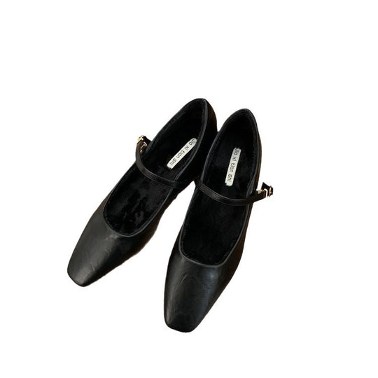 Damen Elegante Ballerinas mit verstellbarem Riemen und komfortabler Innensohle EB