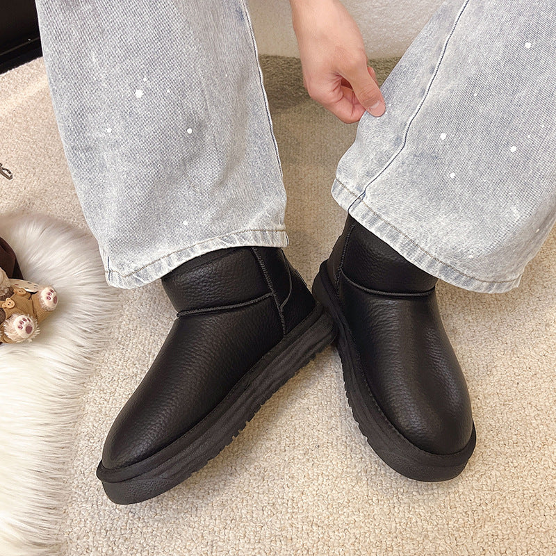 Damen bequeme Winterstiefel mit rutschfester Sohle und isolierender Polsterung EB