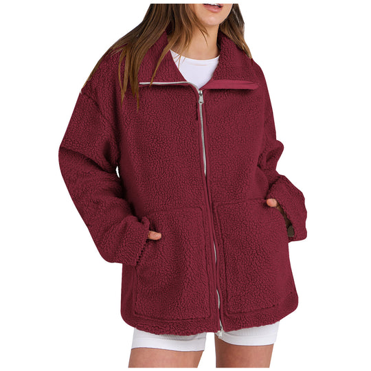 Damen Gemütlicher Fleece-Hoodie EB