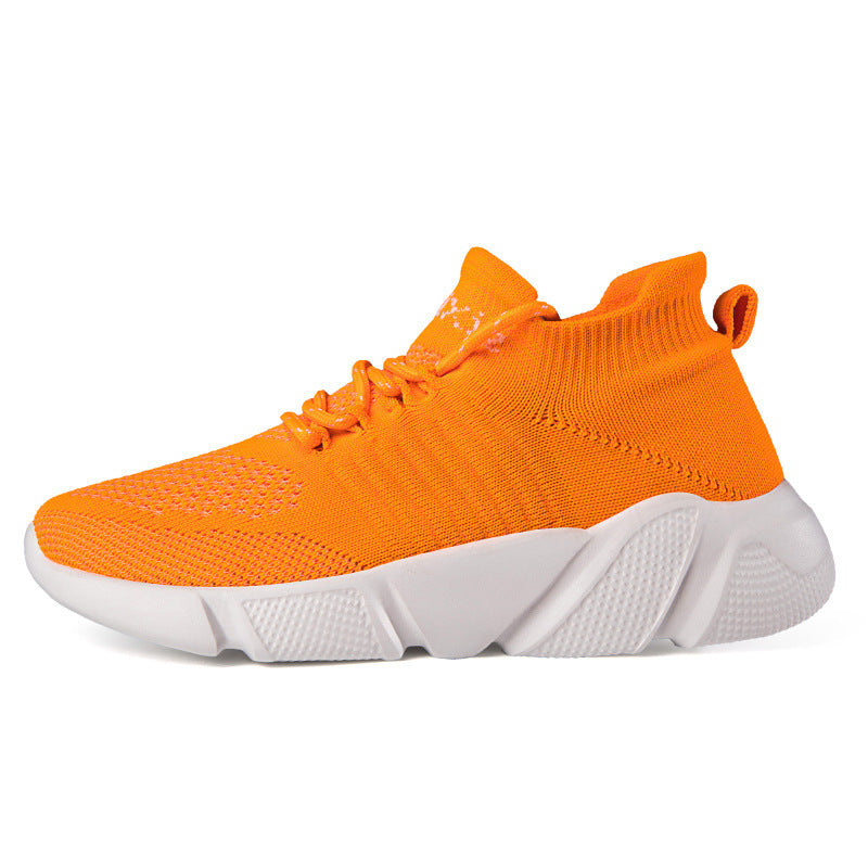 Damen Sportliche Slip-On Sneakers mit elastischem Schaft und dämpfender Sohle EB