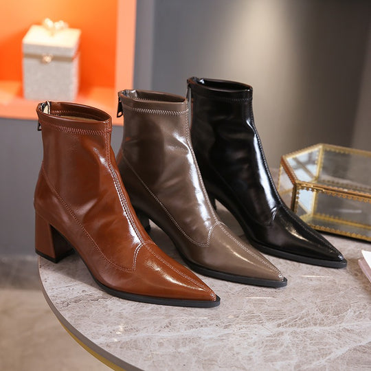 Damen Modische Stiefel im klassischen Design EB