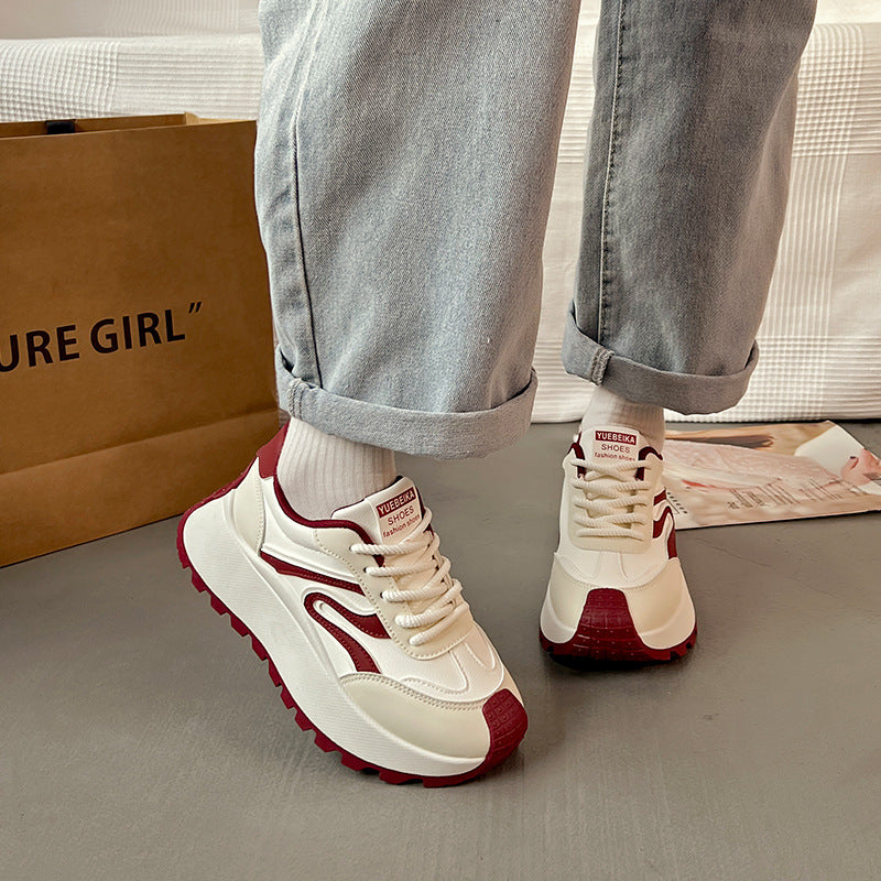 Damen Chunky Sneakers mit verstärkter Dämpfung und rutschfester Sohle EB