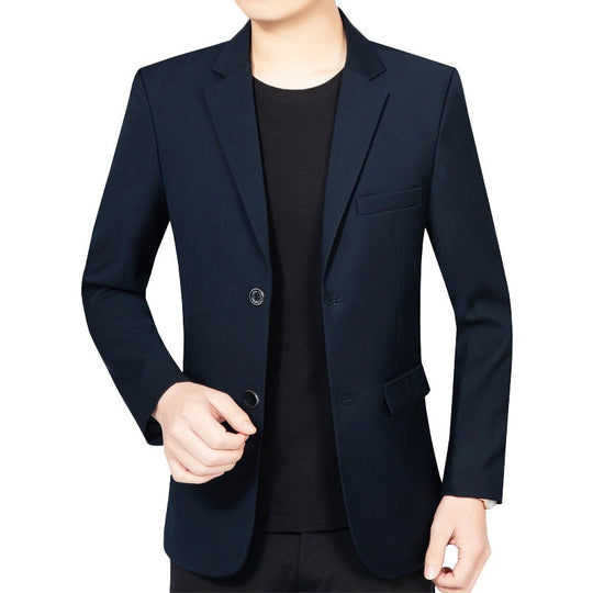 Herren Schlankes Business-Sakko mit minimalistischem Design und Stretch-Komfort EB