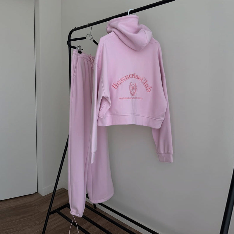 Damen lässiger Hoodie und Jogginghose Set EB