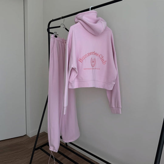 Damen lässiger Hoodie und Jogginghose Set EB