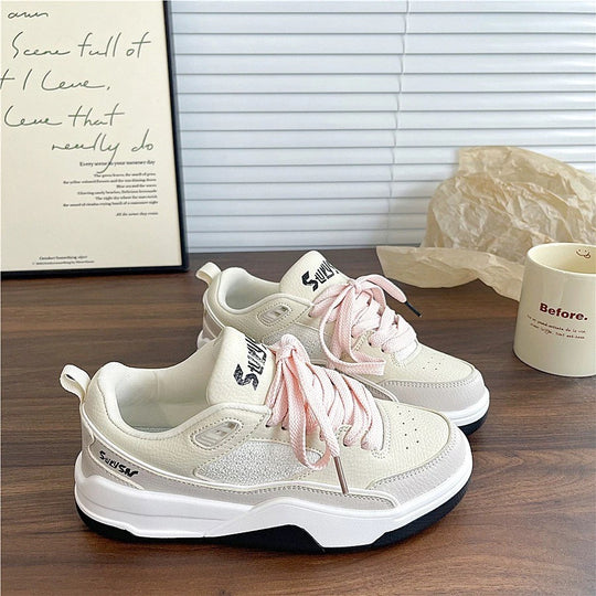Damen Komfortable Sneakers mit atmungsaktiver Laufsohle und modischem Design EB