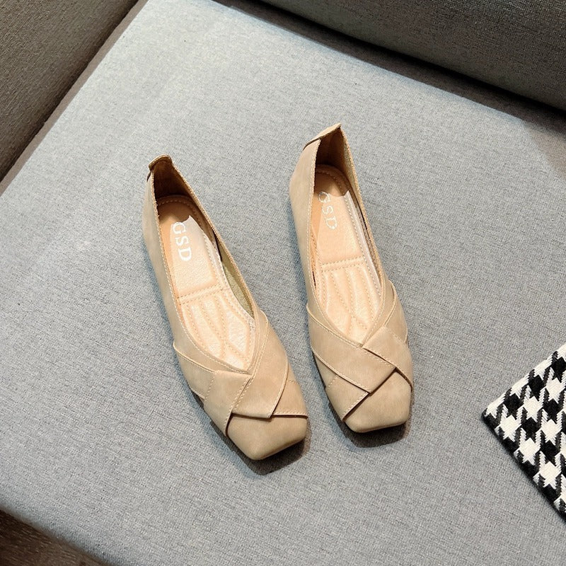 Damen Ballerinas mit elegantem Kreuzband-Design EB