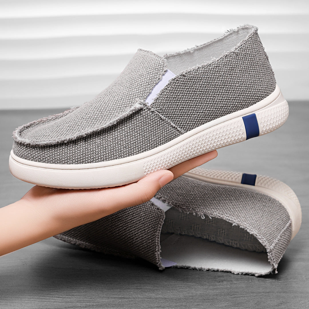 Damen Bequeme Slip-On Sneakers mit elastischem Design und rutschfester Sohle EB