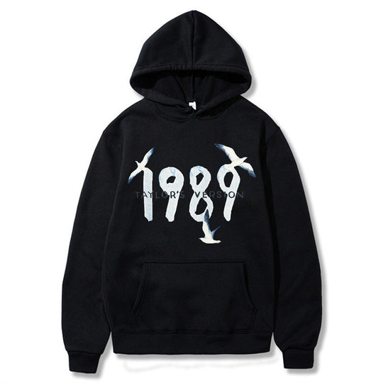 Damen Kapuzenpullover mit kreativem Vogelmotiv und hochwertiger Baumwolle EB