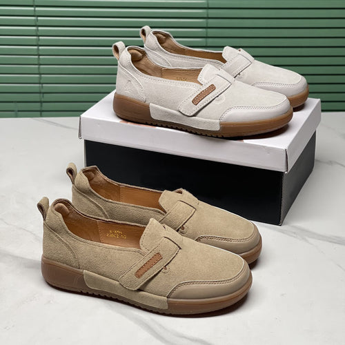 Damen bequeme Slip-On Sneakers EB