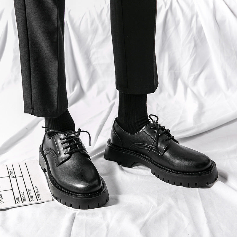 Herren Elegante Schnürschuhe mit stabiler Profilsohle und klassischem Design EB