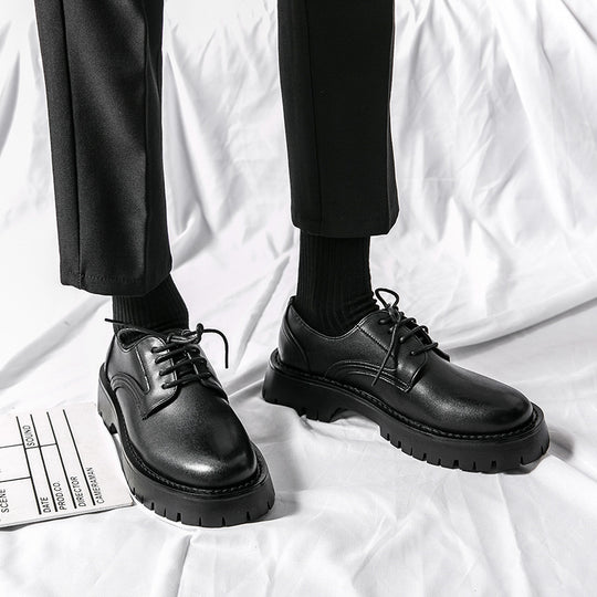 Herren Elegante Schnürschuhe mit stabiler Profilsohle und klassischem Design EB