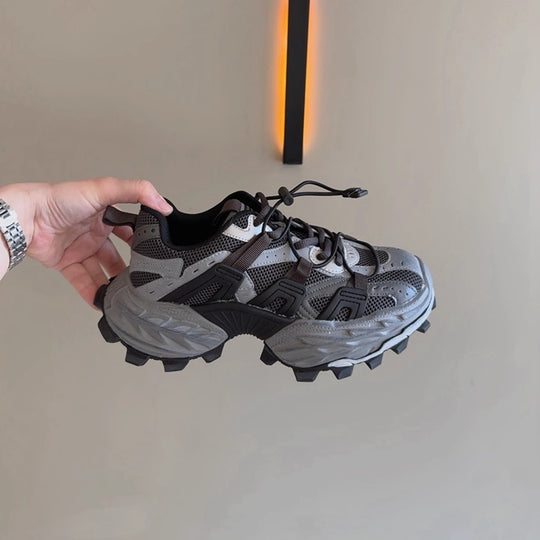 Damen Sportliche High-Performance Sneakers mit atmungsaktivem Mesh-Obermaterial und rutschfester Sohle EB