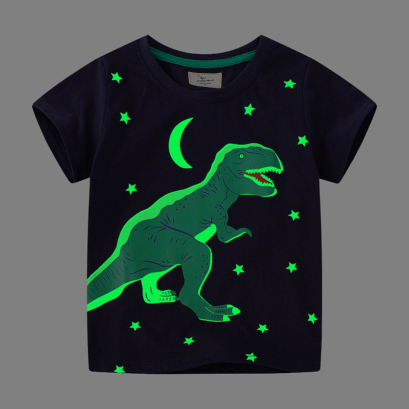 Jungen T-Shirt mit kreativem Dinosaurier-Motiv EB 1784092377
