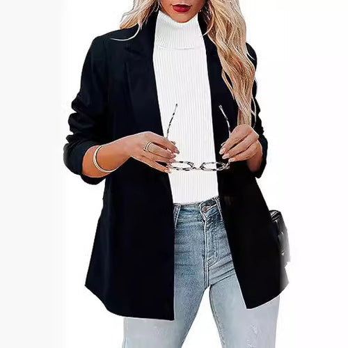 Damen Modischer Blazer mit lässigem Schnitt EB
