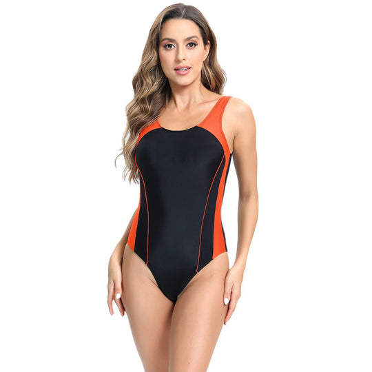 Damen Sportlicher Schwimmanzug mit ergonomischem Schnitt und farblichen Akzenten EB