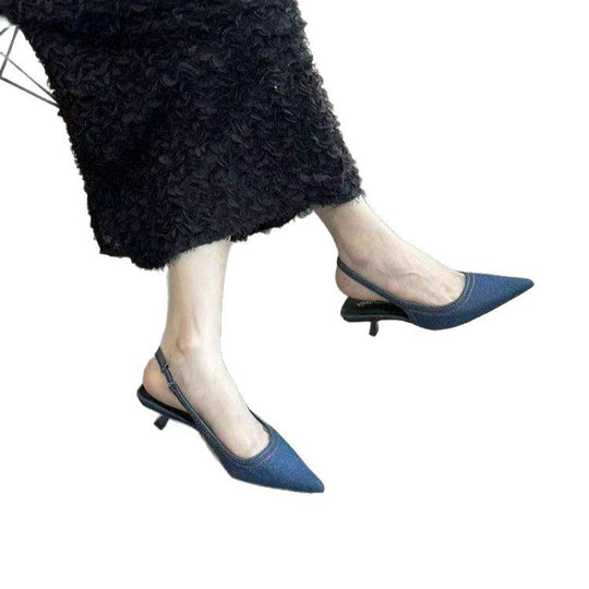 Damen elegante Slingback Stilettos EB