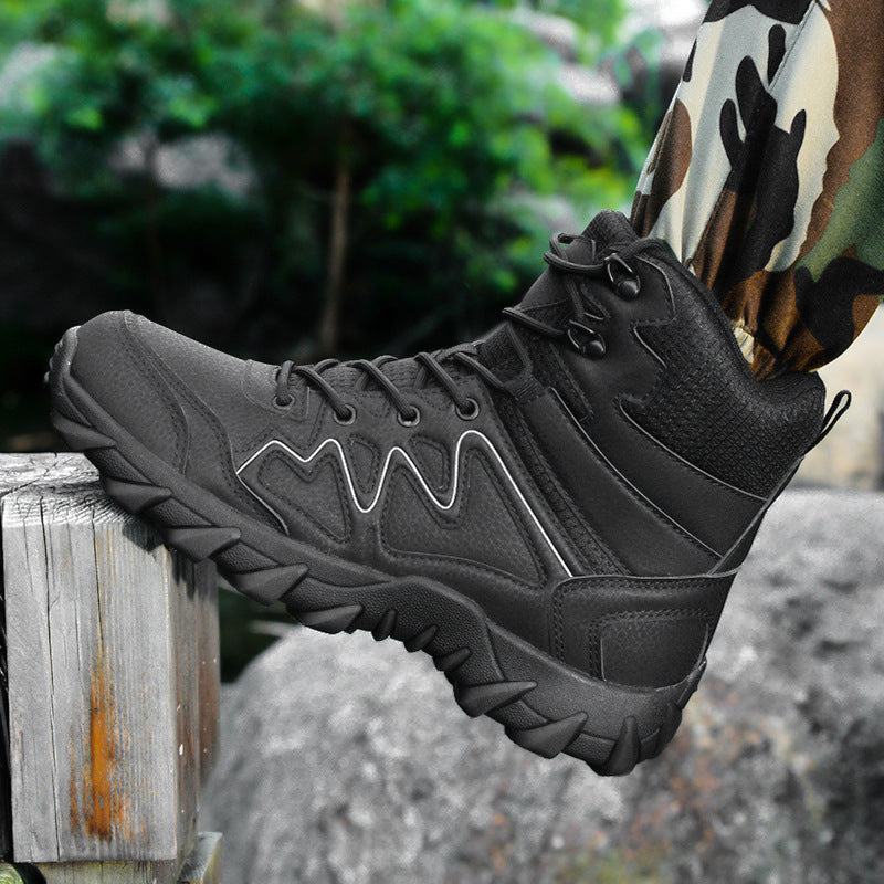 Herren Multifunktionale Trekkingboots mit hohem Knöchelschutz und rutschfester Sohle EB
