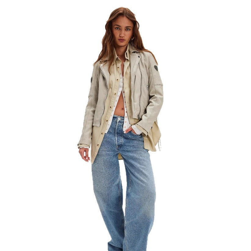 Damen jacke mit Herz-Applikationen EB