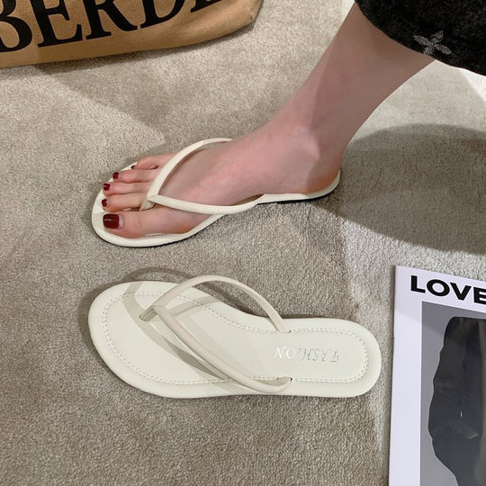 Damen Bequeme Zehentrenner Sandalen EB