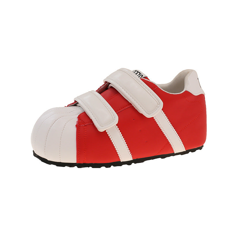 Damen Komfortable Klettverschluss-Sneaker im modernen Design EB