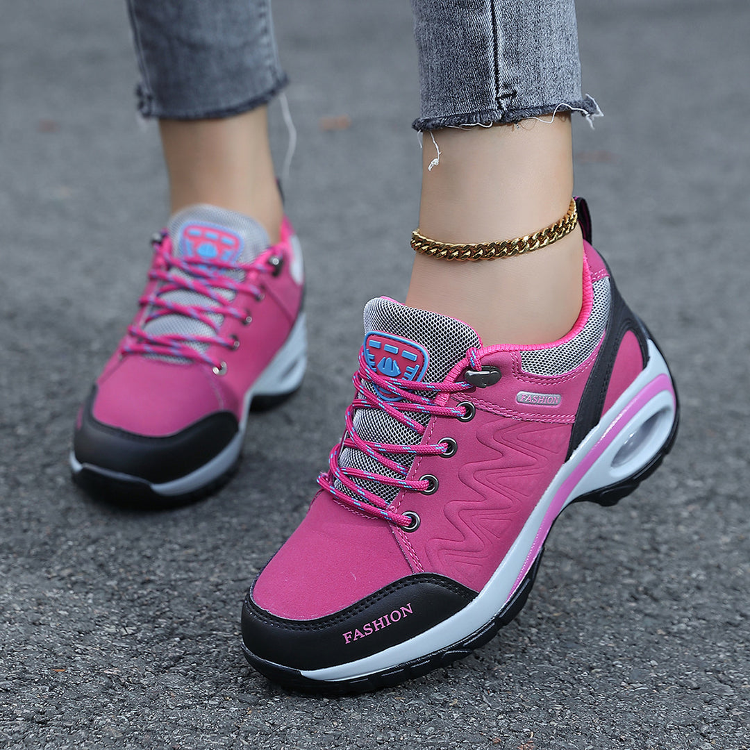 Damen Sportliche Sneakers mit dämpfender Luftpolsterung und flexibler Sohle EB