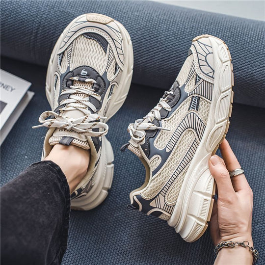Damen Sportliche Sneakers mit atmungsaktiver Mesh-Oberfläche und rutschfester Sohle EB