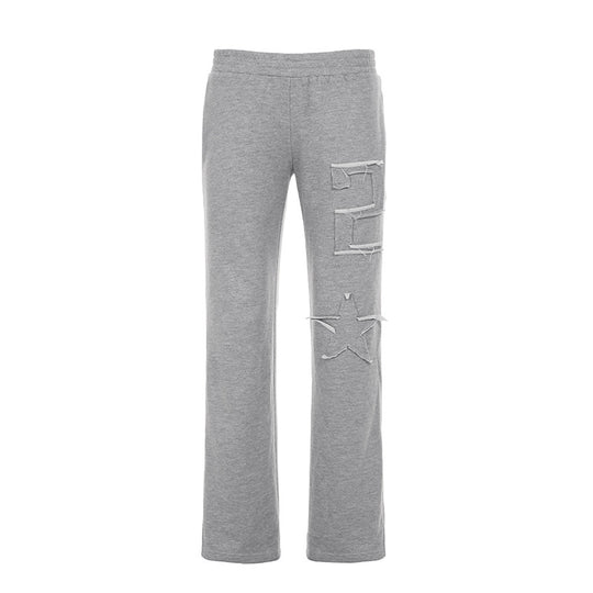 Damen nan taillierte Cropped-Kapuzenjacke mit durchgehendem Reißverschluss, elastischem Abschlussbund und dekorativem College-Print EB