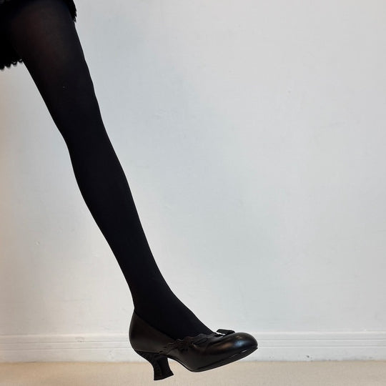 Damen elegante Ballerinas mit zierlichem Rüschendetail EB