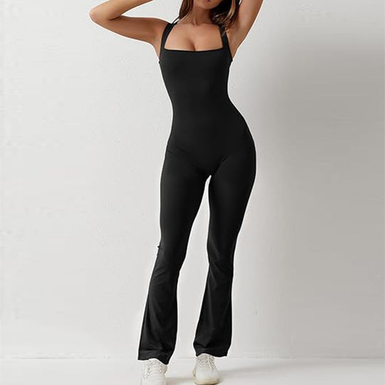 Damen Fitness-Jumpsuit mit figurbetontem Schnitt EB