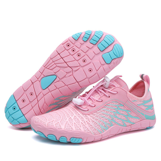 Damen Fitness-Sneaker mit atmungsaktiver Netzoberfläche und rutschfester Sohle EB