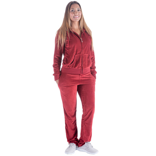 Damen Sportlicher Jogginganzug mit Kapuze EB
