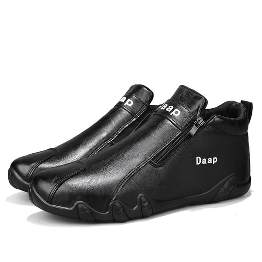 Damen Sportliche Stiefeletten mit praktischem Reißverschluss und rutschfester Sohle EB