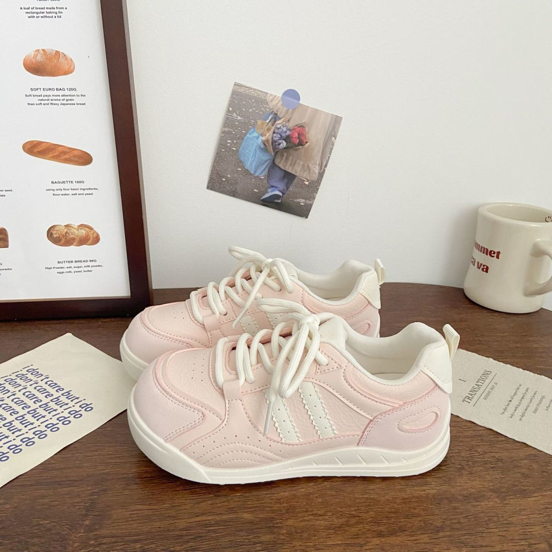 Damen Bequeme Freizeitsneakers mit atmungsaktivem Obermaterial und flexibler Sohle EB