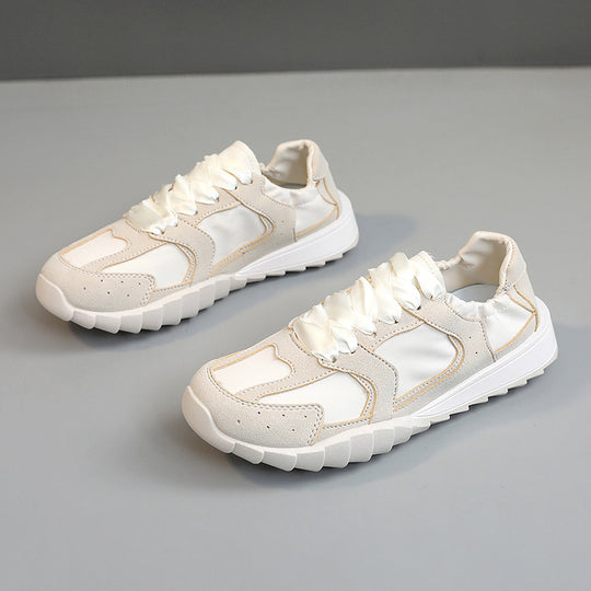 Damen Sportliche Sneakers mit atmungsaktiver Mesh-Oberfläche und stoßdämpfendem Profil EB