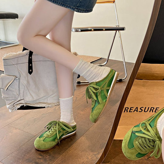Damen bequeme und atmungsaktive Sneaker mit rutschfester Sohle EB